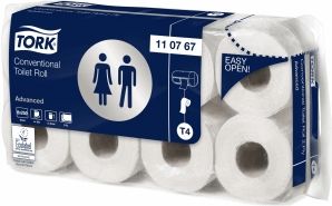 Tork Toilettenpapier Advanced Conventional 2-lagig weiß VE=8x8 Rollen