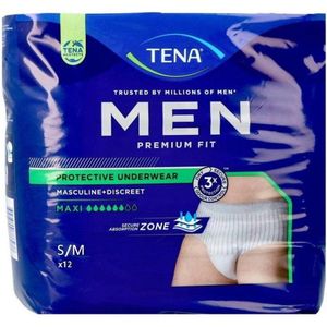 TENA Men Premium Fit Protective Underwear Level 4 - maat M - 12 stuks