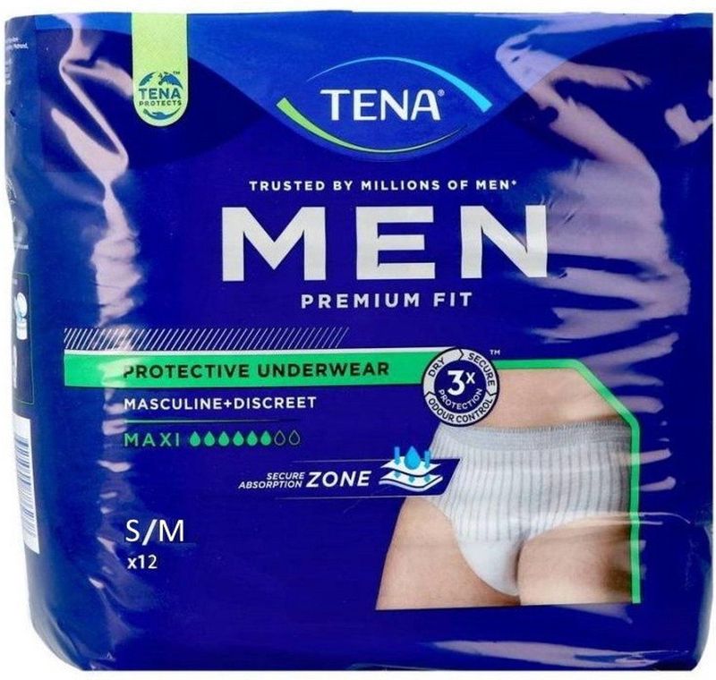 TENA Men Premium Fit Protective Underwear Level 4 - maat M - 12 stuks