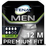 4x Tena Men Premium Fit Medium 12 stuks