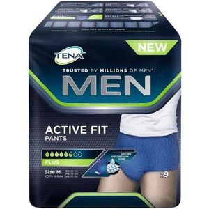 TENA Men Plus Medium - Incontinentiebroekje - 9 Stuks
