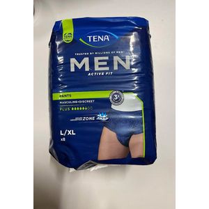 Tena Men Active Fit Plus L Incontinentie - 8 stuks - Incontinentiebroekjes