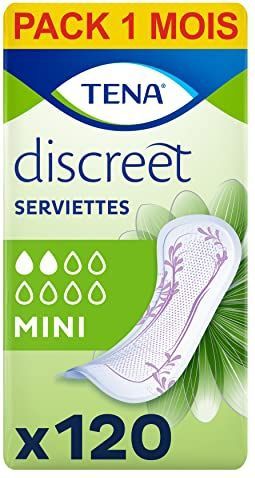 TENA - Discreet Ultra Mini - Incontinentiepads - 20 Stuks - Wit - MicroPROTEX