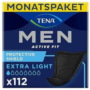 TENA Men - Incontinentieschild - Zwart - Dermatologisch Getest