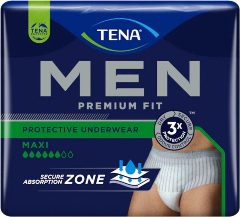 4x TENA Men Premium Fit Maxi Large - XL 10 stuks