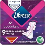 Libresse - Ultra Goodnight - Maandverband - Extra Groot - 9 Stuks