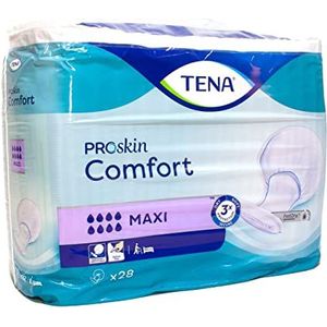 Slip inzetstukken voor incontinentie Case Saver 2 x TENA Comfort Maxi gevoel droge grote noppen bandaanzet (2400ML) - 28 stuks