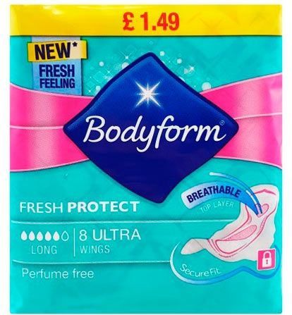 Bodyform - Ultra - Pads - Wit - 8 Stuks