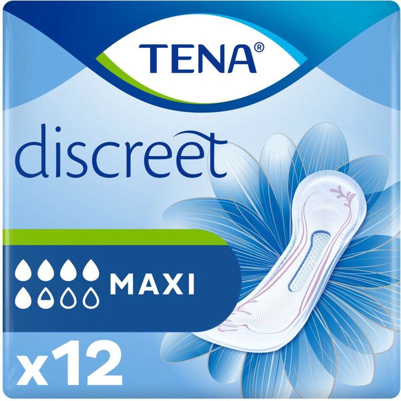 TENA Discreet Protect+ Maxi - 12 x 12 stuks