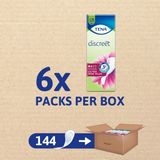 TENA - Discreet Ultra Mini Plus - Inlegkruisjes - 6 Verpakkingen - Parfumvrij