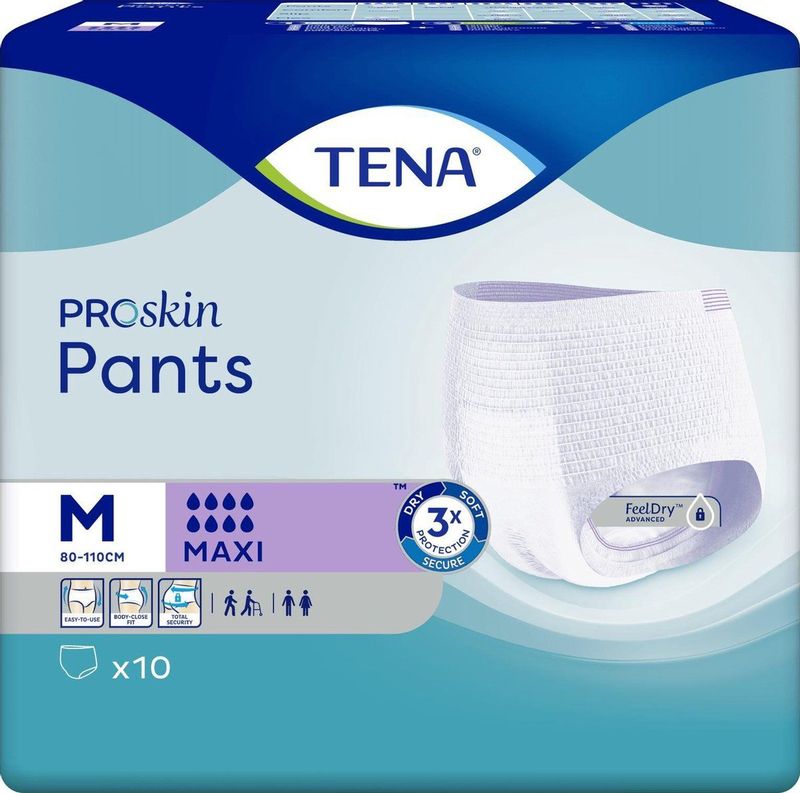 Tena Pants Maxi Medium - 1 pak van 10 stuks
