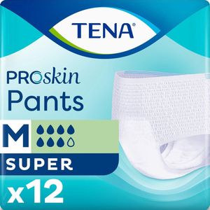 TENA ProSkin Pants Super M - Incontinentiebroekjes - 12 stuks - omtrek taille 80 cm tot 110 cm