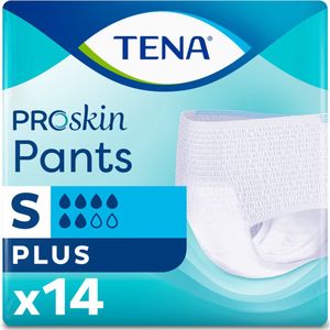4x TENA Pants Plus ProSkin Small 14 stuks