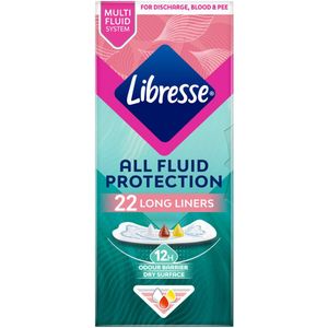 Libresse - Extra Protection Long - Inlegkruisjes - 10 x 22 stuks - Voordeelverpakking
