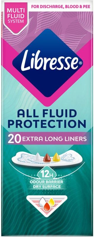 Libresse - Extra Protection Extra Long - Inlegkruisjes - 20 Stuks