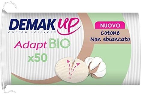 Demak'Up - Adapt Bio - Wattenschijfjes - Crème - 100% Katoen - 50 Stuks