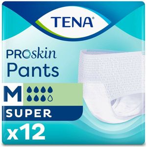TENA Pants Super Proskin M - 4 x 12 stuks - Voordeelverpakking