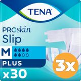 TENA Slip Plus ProSkin M - 3 x 30 stuks - Voordeelverpakking