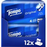 Tempo tissues - Original - Voordeelbox - 12 x 100 stuks = 1200 zakdoekjes