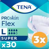 TENA Flex Super L - 3 x 30 stuks - Voordeelverpakking