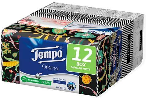 Zakdoeken - 4 Designs - 80 Stuks - 4-Laags - Dermatologisch Getest