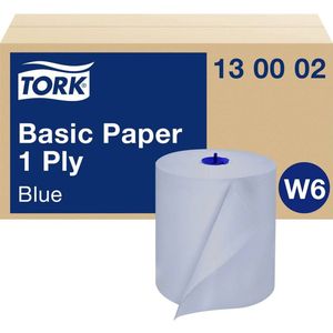 TORK 130002 Papieren handdoeken (l x b) 250 m x 19.5 cm Blauw 1500 m