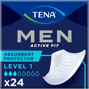 6x TENA Men Active Fit - Level 1 - 24 stuks