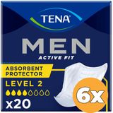 TENA Men (Active Fit) Level 2 - 6 pakken - 120 stuks