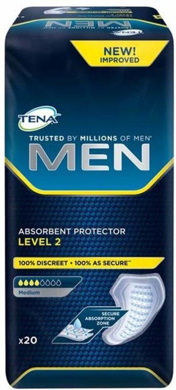 TENA Men Absorbent Protector Level 2 - 20 Stuks