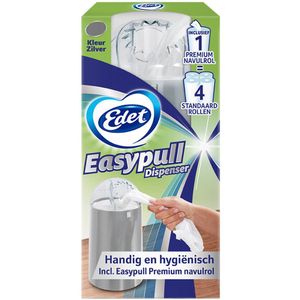 Edet - Easypull Dispenser - Metallic - Keukenpapier