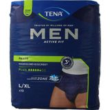 TENA Men Active Fit Plus Large - XL 10 stuks