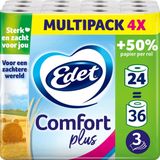 Edet - Comfort Plus - Toiletpapier - Stro - 3-Laags - 6 Rollen