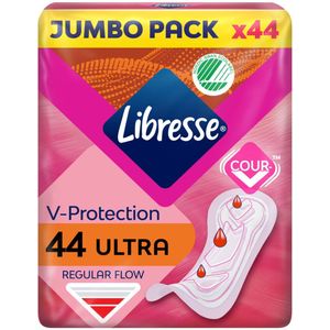 Libresse - Ultra Regular - Maandverband - Jumbo Pack 44 stuks