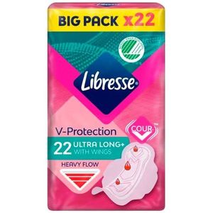 Libresse Ultra Long Wing Maandverband - 8x22 stuks - Voordeelverpakking