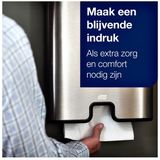 Tork Xpress 120289 Soft gevouwen handdoeken, Z-vouw, geavanceerd, absorberend en scheurvast, klein, 2-laags, 2 vouwen, wit, 21 x 180 vellen