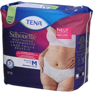 TENA Pants Silhouette Plus Wit Lage Taille M 12 stuks