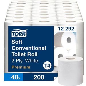 Toiletpapier tork t4 premium 2laags 200 vel wit