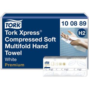 Tork - Xpress Gecomprimeerde Multifold Handdoeken - Wit - 100% Meer Capaciteit