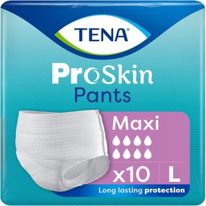 TENA - Proskin Pants Maxi - Incontinentiebroekjes - 10 Stuks - Large