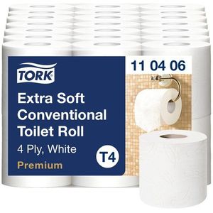 Toiletpapier Tork T4 premium extra zacht 4-laags 150 vel wit 110406