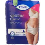 TENA Silhouette Classic Underwear High Waist Blanc Plus L 8 stuks