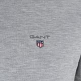 Gant - Regular Fit - Poloshirt - Grijs Melange - Katoen