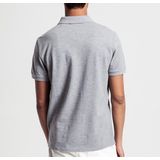 Gant - Regular Fit - Poloshirt - Grijs Melange - Katoen