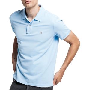 Gant - Polo - Lichtblauw - Katoen