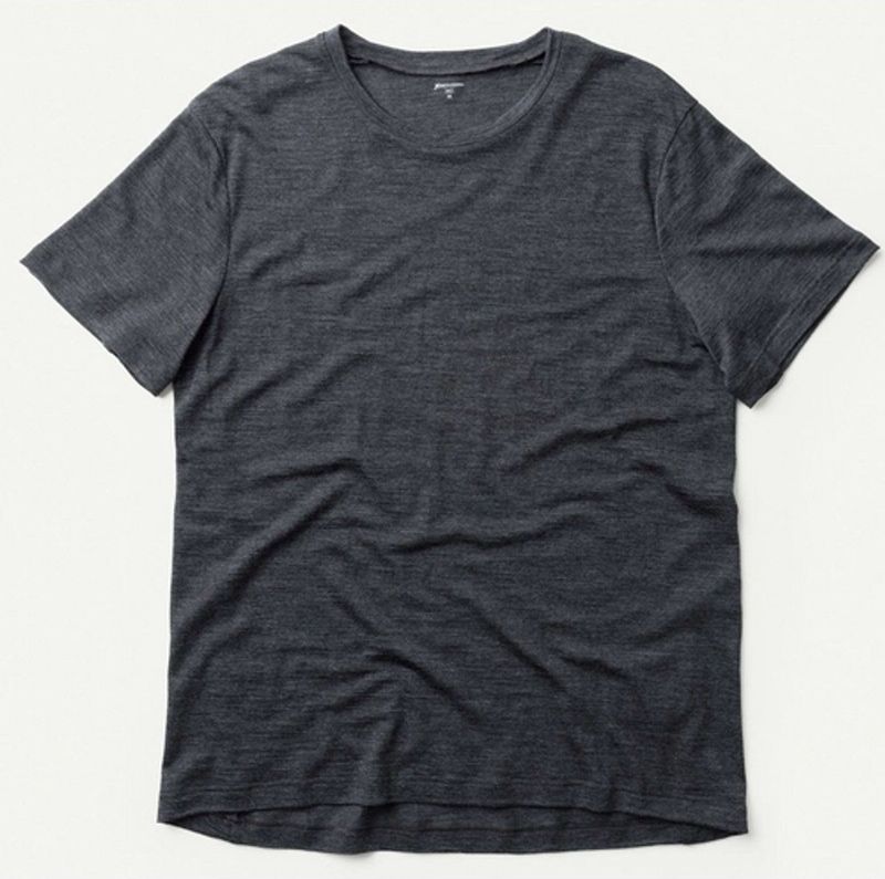 Houdini - T-shirt - Zwart - Merinowol en Tencel