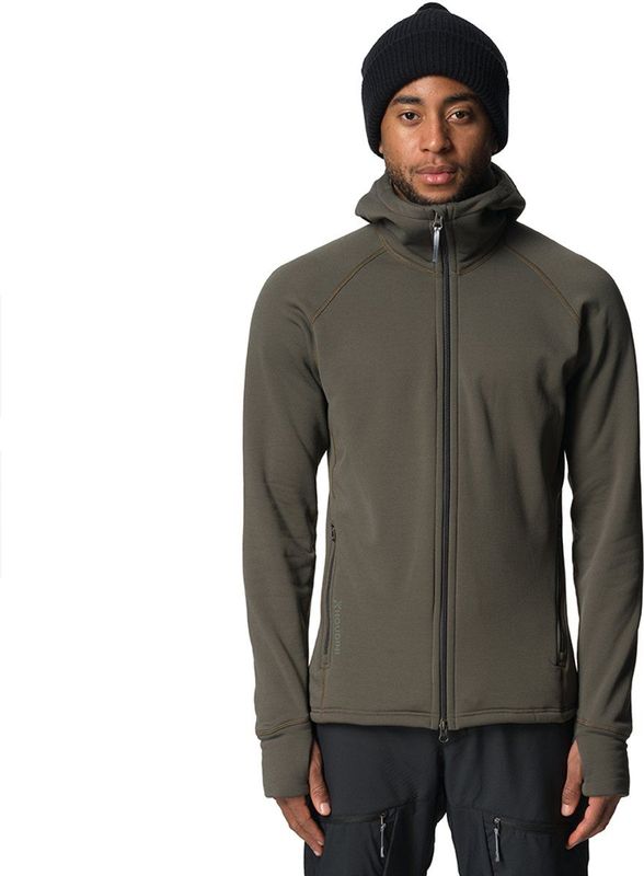 Houdini - Power Hoodie - Fleece Jas - Zwart