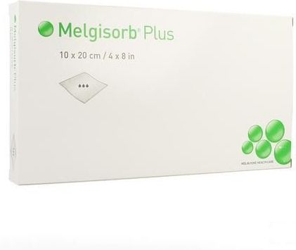 Melgisorb Plus Cavity Kp - Steriel Alginaatverband - 10x20 cm