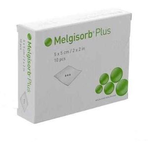 Melgisorb Plus Kompres Steriel 5X 5Cm 10 252000  -  Molnlycke Healthcare
