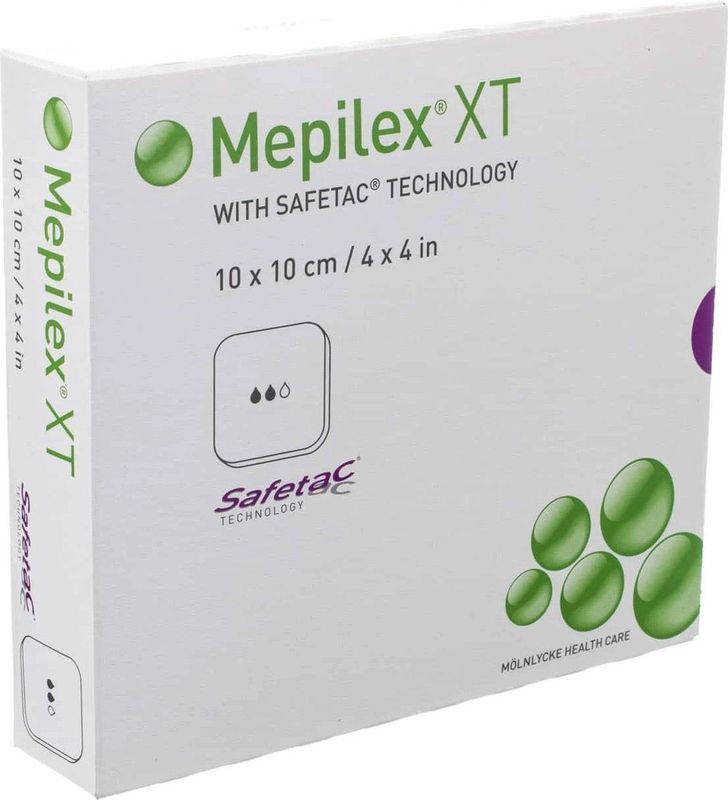 Mepilex - XT Schuimverband - 10x10cm - Mepilex® - Safetac®