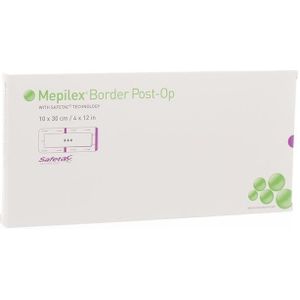 Mepilex - Border Post-op - Verband - 10x20 cm